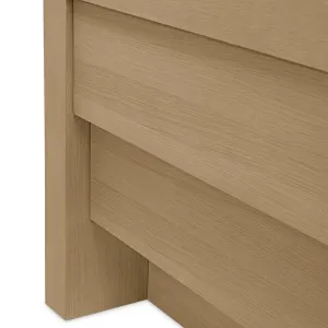 Luxury Light Oak Four-Drawer Sideboard Cabinet with Layered Frame - Luxury Sideboard Cabinet Detail View by Luxury Group International