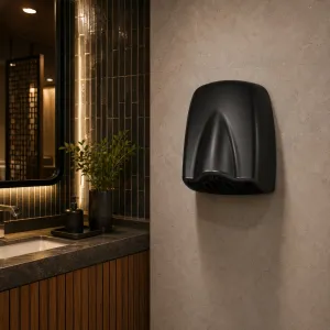 Luxury Low-Noise Automatic Hand Dryer with Induction Motor Technology Lifestyle View by Luxury Group International