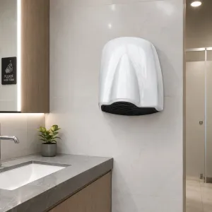 Luxury Low-Noise Automatic Hand Dryer with Induction Motor Technology Lifestyle View by Luxury Group International
