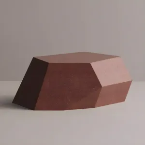 Luxury Modern Concrete Coffee Table with Faceted Speckled Texture - Luxury Living Room Furniture by Luxury Group International