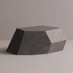 Luxury Modern Concrete Coffee Table with Faceted Speckled Texture - Luxury Living Room Furniture by Luxury Group International