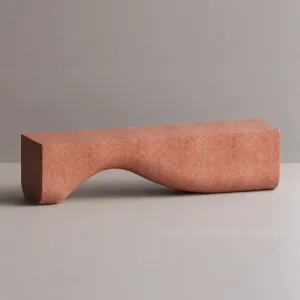 Luxuriöse moderne TV-Einheit aus Beton mit skulpturaler Wellenbasis - TV-Einheit von Luxury Group International