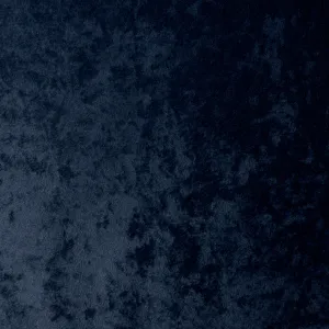 Luxury Navy Blue Velvet Dining Chair with Black and Gold Legs - Luxury Dining Chair Detail View by Luxury Group International