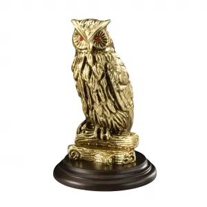 Luxus Eule auf Baum Bronze Skulptur in Gold- & Silberfinish von Luxury Group International