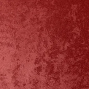 Luxury Red Velvet Dining Chair with Black Metal Base - Luxury Hotel Furniture Detail View by Luxury Group International