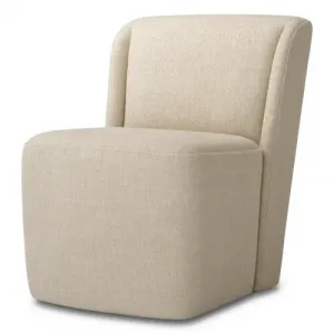 Luxury Renato Fabric Soft Dining Chair Front View by Luxury Group International
