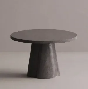 Luxury Round Black Dining Table – Modern Designer Pedestal Table by Luxury Group International