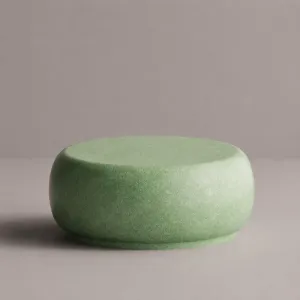 Table Basse Ronde de Luxe au Design Sculptural Imitation Pierre par Luxury Group International
