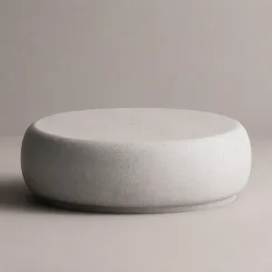 Luxus-Runder Couchtisch mit Glattem Modernem Stein-Design von Luxury Group International