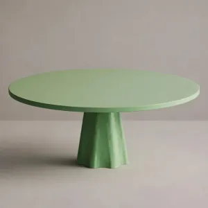 Luxury Round Green Dining Table – Modern Designer Statement Table by Luxury Group International