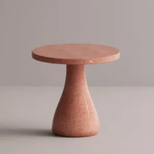 Luxury Round Pedestal Concrete Table for Elegant Indoor & Outdoor Spaces by Luxury Group International