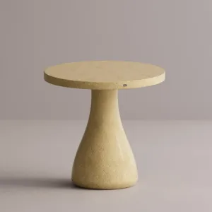 Luxury Round Pedestal Concrete Table for Elegant Indoor & Outdoor Spaces by Luxury Group International