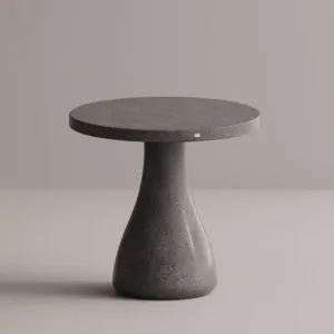 Luxury Round Pedestal Concrete Table for Elegant Indoor & Outdoor Spaces by Luxury Group International