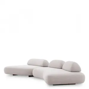 Luxury Living Room & Hotel Modular Sofa Beige 2-Piece - Living Room & Hotel Furniture Front View by Luxury Group International
