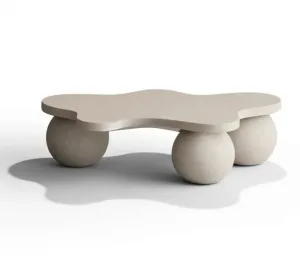 Table Basse Sculpturale en Béton de Luxe au Design Organique Moderne par Luxury Group International