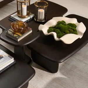 Ciotola Decorativa Scultorea a Forma di Fiore con Design a Petali Fluttuanti - Mobili di Lusso per Hotel Vista lifestyle di Luxury Group International