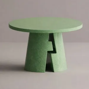 Luxury Sculptural Round Pedestal Table for Indoor & Outdoor Space by Luxury Group International