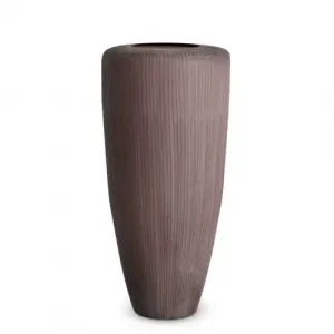 Luxury Stone Finish Designer Vase Front View by Luxury Group International