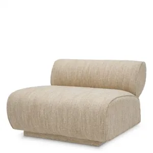 Luxury Textured Upholstered Lounge Armchair with Sculptural Form - Luxury Armchair by Luxury Group International