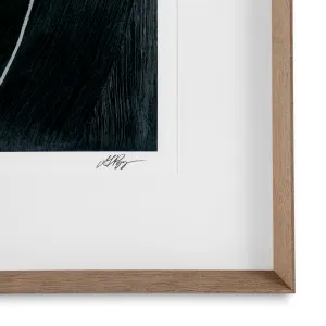 Luxury Tide Source Abstract Wall Art Print Set in Natural Wooden Frames - Luxury Wall Art Bottom View by Luxury Group International