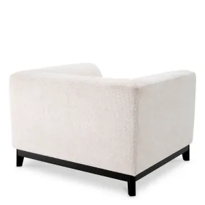 Luxury White Armchair 84 cm - Living Room Furniture - Luxury Hotel Furniture Back View by Luxury Group International