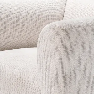 Luxury White Armchair 84 cm - Living Room Furniture - Luxury Hotel Furniture Detail View by Luxury Group International