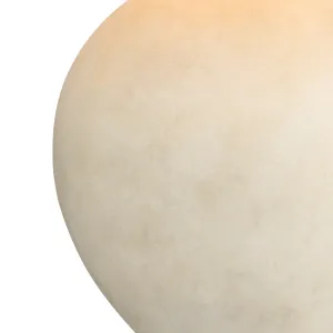 Luxus Weiße Keramik-Tischlampe mit Stoffschirm für moderne Innenräume Detailansicht von Luxury Group International