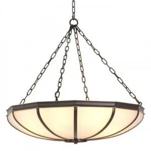 Luxury White Glass Sculptural Chandelier Front View by Luxury Group International