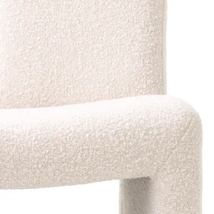 Luxury White Lounge Chair 75 cm - Living Room & Hotel Furniture - Luxury Furniture Detail View by Luxury Group International