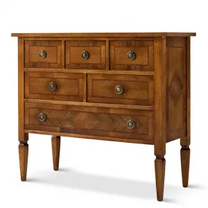Luxury Wooden Chest of Drawers with Multi-Drawer Storage Cabinet Front View by Luxury Group International