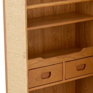Luxus Holz-Koffer-Bar-Schrank mit Weinregal & Rollen – Luxus Hotelmöbel Detailansicht von Luxury Group International