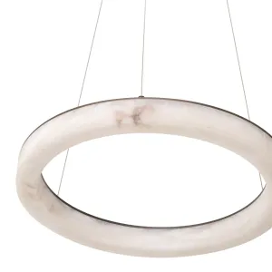 Lampada a Sospensione Moderna a Anello LED – Lampade a Soffitto Circolari Minimaliste Vista dettaglio di Luxury Group International