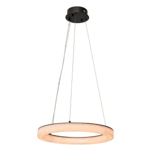 Lampada a Sospensione Moderna a Anello LED – Lampade a Soffitto Circolari Minimaliste di Luxury Group International