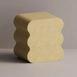 Modern Sculptural Concrete Bedside Table for Luxury Bedrooms by Luxury Group International