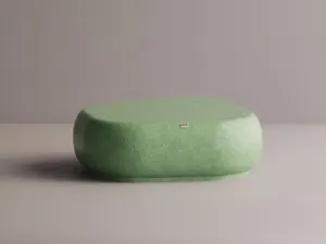 Modern Stone Coffee Table with Rounded Organic Design -Luxury Coffee Table by Luxury Group International