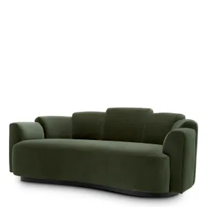 Luxus Samtsofa in Olivgrün für moderne Designer-Wohnzimmer von Luxury Group International