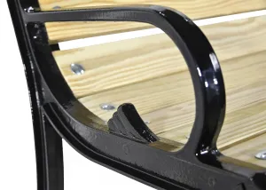 Regalia Cast Iron Bench Imperial Heritage Edition Detail View by Luxury Group International