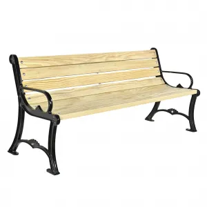 Regalia Cast Iron Bench Imperial Heritage Edition Front View by Luxury Group International