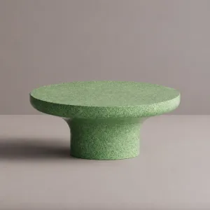 Tavolino Rotondo con Base Scultorea in Terrazzo - Mobili da Esterno di Lusso di Luxury Group International