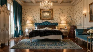 Königliche Betten, die gewöhnliche Schlafzimmer in palastartige Rückzugsorte verwandeln