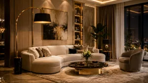 The Finishing Touch Every Luxury Living Room Needs: Modern Floor Lamps That Create Atmosphere
