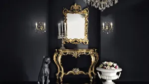 The Grand Entrance Edit: Choosing a Baroque Mirror Console Set for Timeless Impact