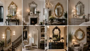 Wo ein Barockspiegel hingehört: 8 elegante Platzierungen, die Innenräume 2026 verwandeln