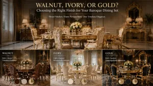 Which Baroque Dining Set Reflects Your Style? A Guide to Choosing the Perfect Finish