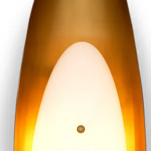 Applique Murale Ovale Blanche de Luxe Dorée – Luminaire Mural Ambiant Design Moderne Vue détaillée par Luxury Group International