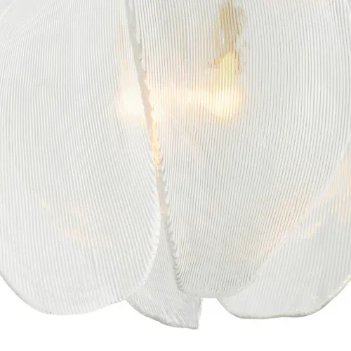 Luxury Antique Brass Finish Clear Glass Chandelier by Luxury Group International