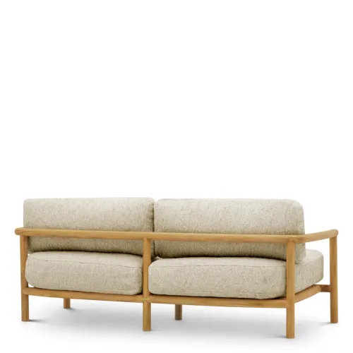 Luxus Sofa aus natürlichem Teakholz für draußen von Luxury Group International