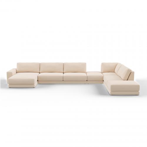 Rhythm 01  Luxury Cream Modular Sofa – Customizable Sectional Couch | Sofas & Armchairs Collections