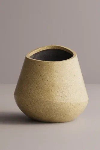 Yellow, L  Handmade Durable Indoor & Outdoor Planter | Bowls & Decorative Objects Collections