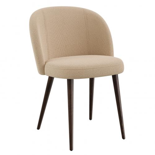 Torino 02  Luxury Upholstered Side Chair – Walnut-Stained Beech Legs | Chairs & Armchairs Collections